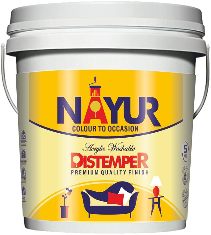 Nayur Acrylic Washable Distemper bucket