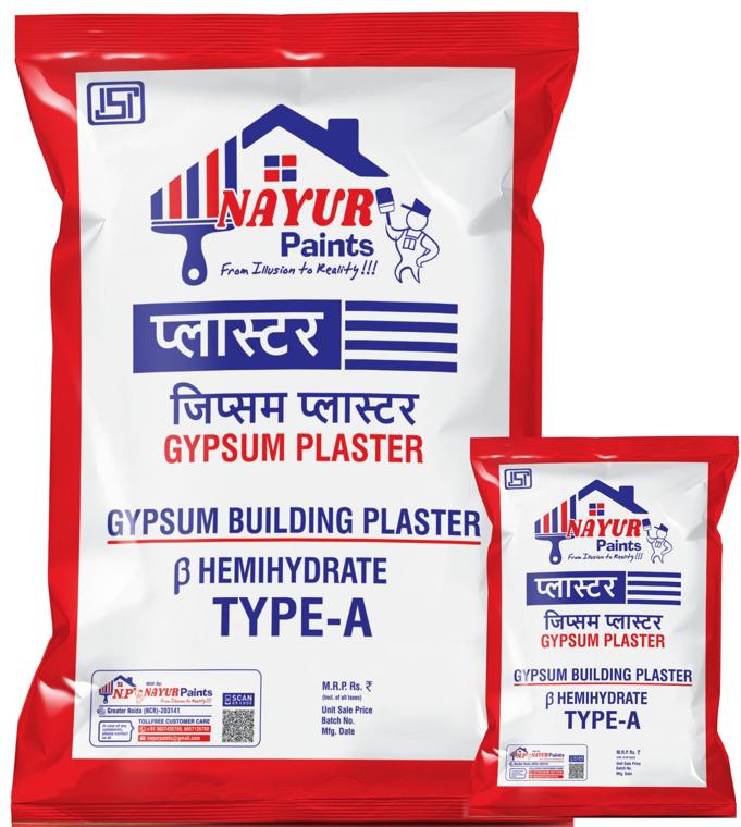 Nayur Gypsum Plaster Type-A bag