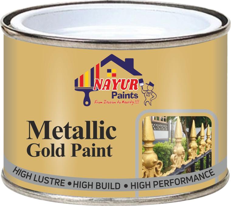 Nayur Metallic Gold Paint can